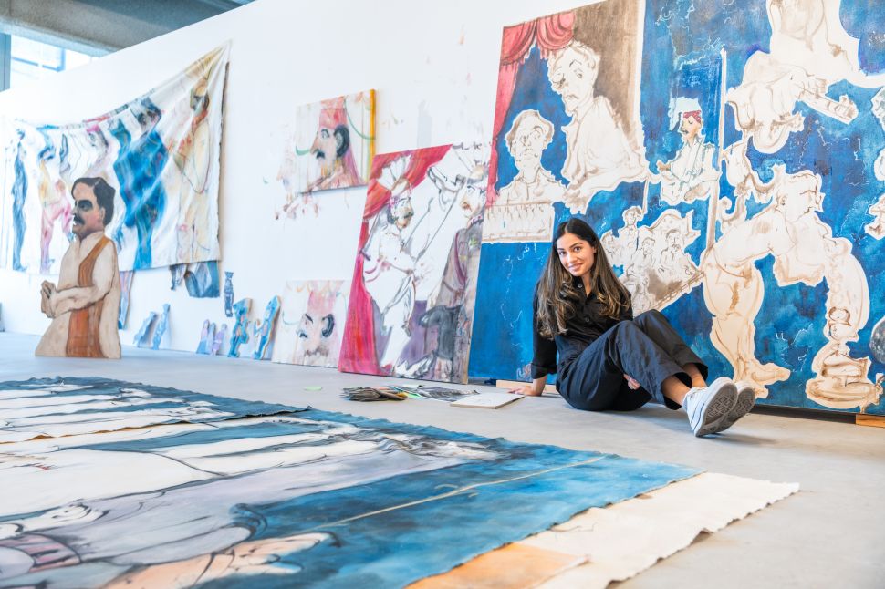 Aiza Ahmed Exposes the Fragile Theater Behind the Male Gaze