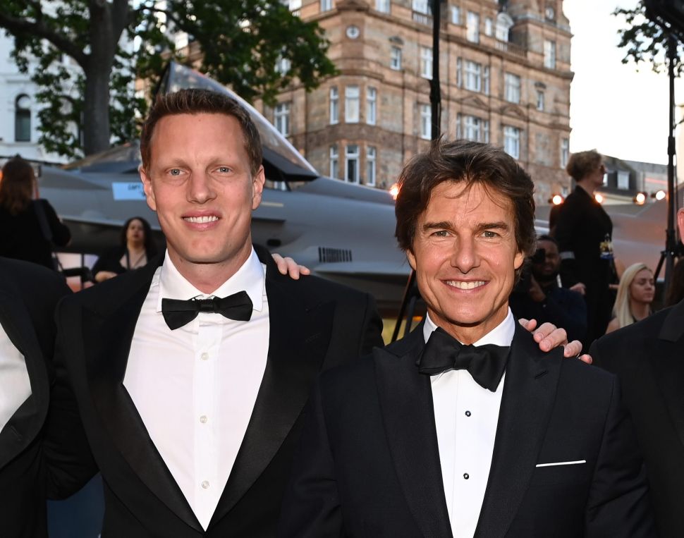 David Ellison and Tom Cruise