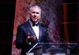 Kenneth Griffin speaks onstage