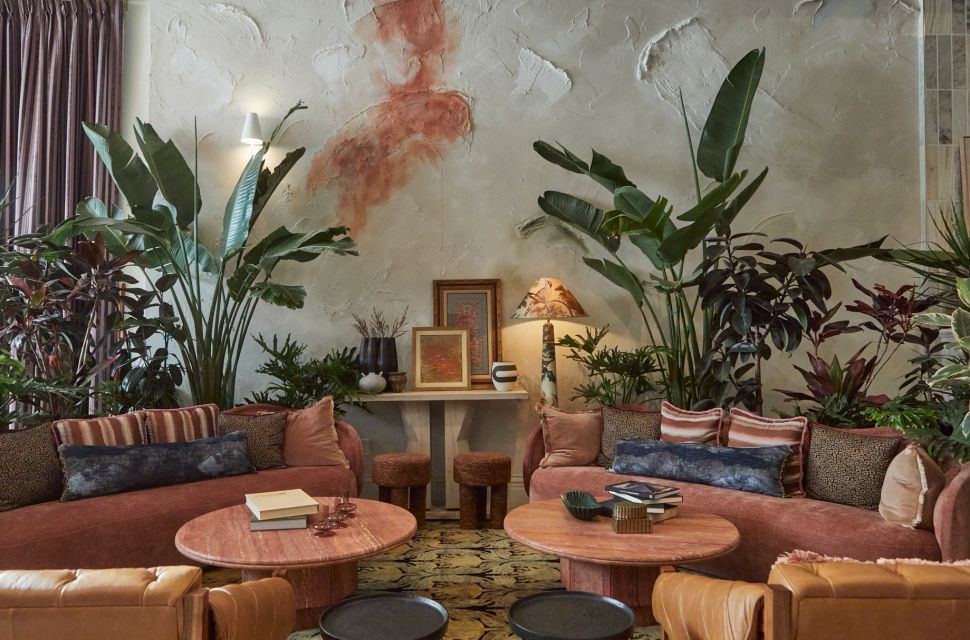 Interior of Granger Hotel lobby